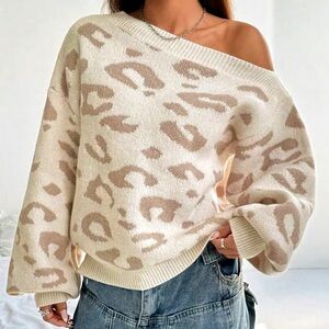 Off shoulder Women's Sweater